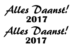 Carnaval Alles Daanst 2017 Nylon Grip Zwart - afb. 2