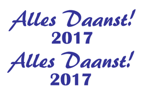 Carnaval Alles Daanst 2017 Flock Azure Blauw - afb. 2