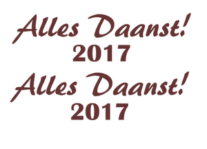 Carnaval Alles Daanst 2017 Flock Burgundy - afb. 2