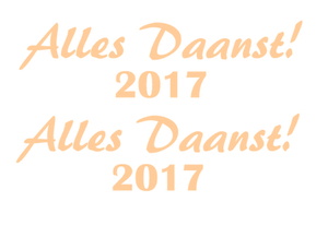 Carnaval Alles Daanst 2017 Flock Huidskleur - afb. 2