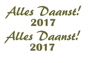 Carnaval Alles Daanst 2017 Flock Khaki Groen - afb. 2