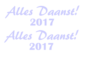 Carnaval Alles Daanst 2017 Flock Lavendel - afb. 2