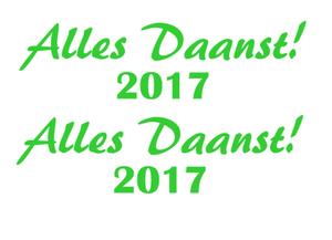 Carnaval Alles Daanst 2017 Flock Licht Groen - afb. 2