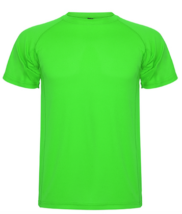 Sportshirt Kids Neon Groen - afb. 1