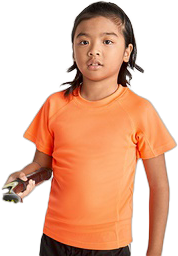 Sportshirt Kids Neon Oranje_ - afb. 1