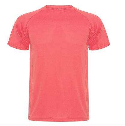 Sportshirt Kids Neon Roze - afb. 1