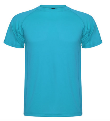 Sportshirt Kids Turquoise - afb. 1