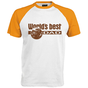 Worlds best Dad Design Leer Bruin - afb. 1