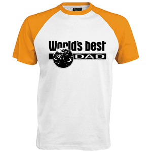 Worlds best Dad Polyester Ondergrond Zwart - afb. 1